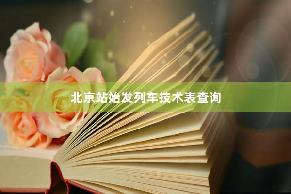 北京站始发列车技术表查询
